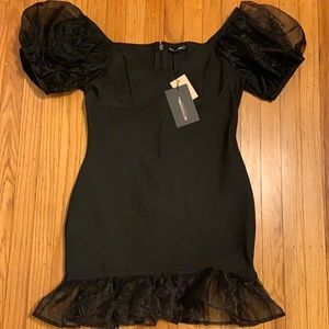 Pretty Little Thing all black dress.